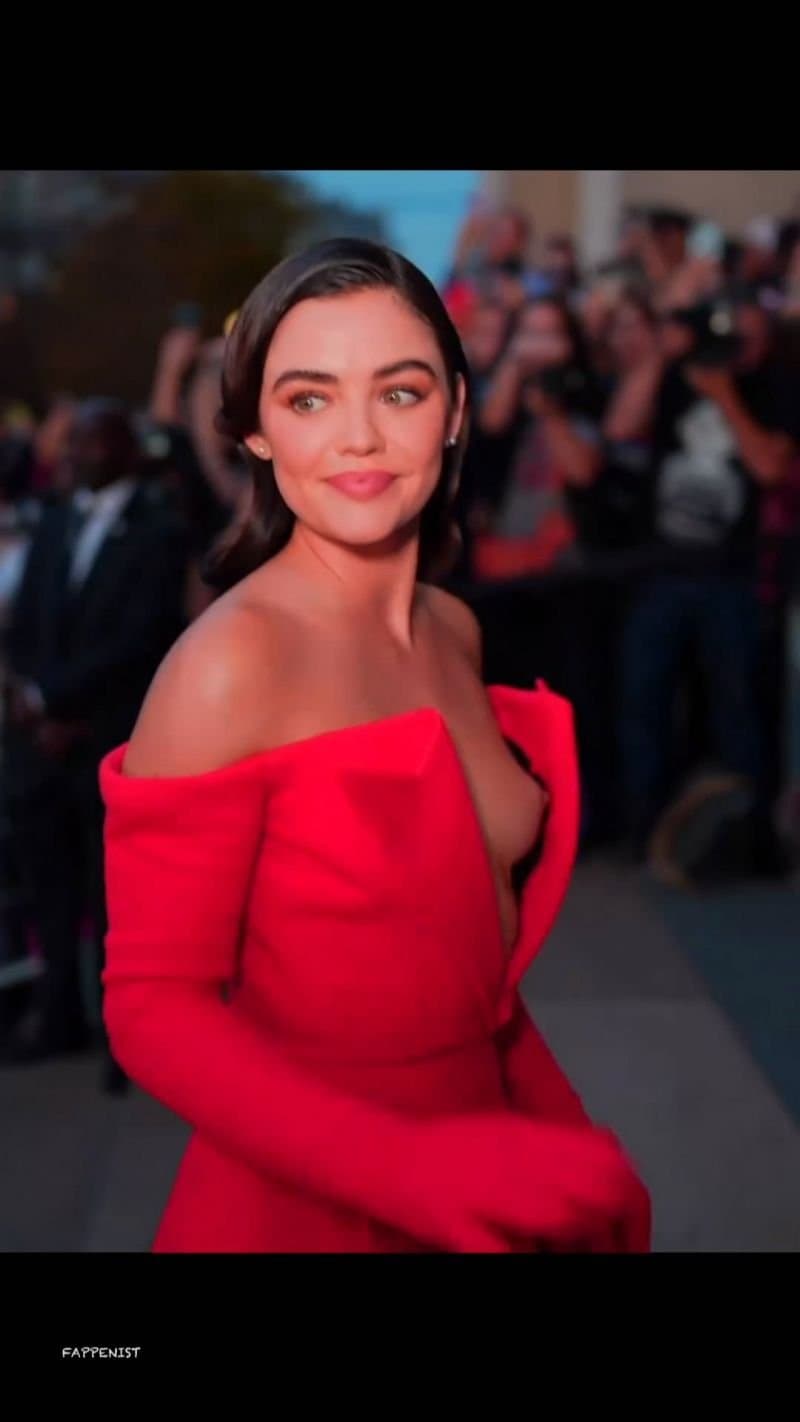 Click to view full size Lucy Hale is so freaking Yummy with her petite tits & suckable nipples gets me edging everytime??