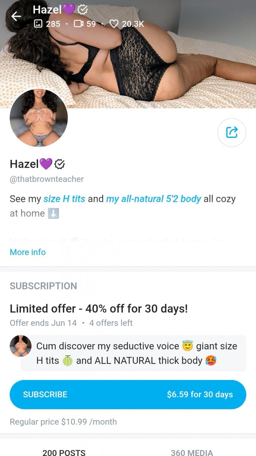 Masala haipri / the petite Hazel / teacher Hazel