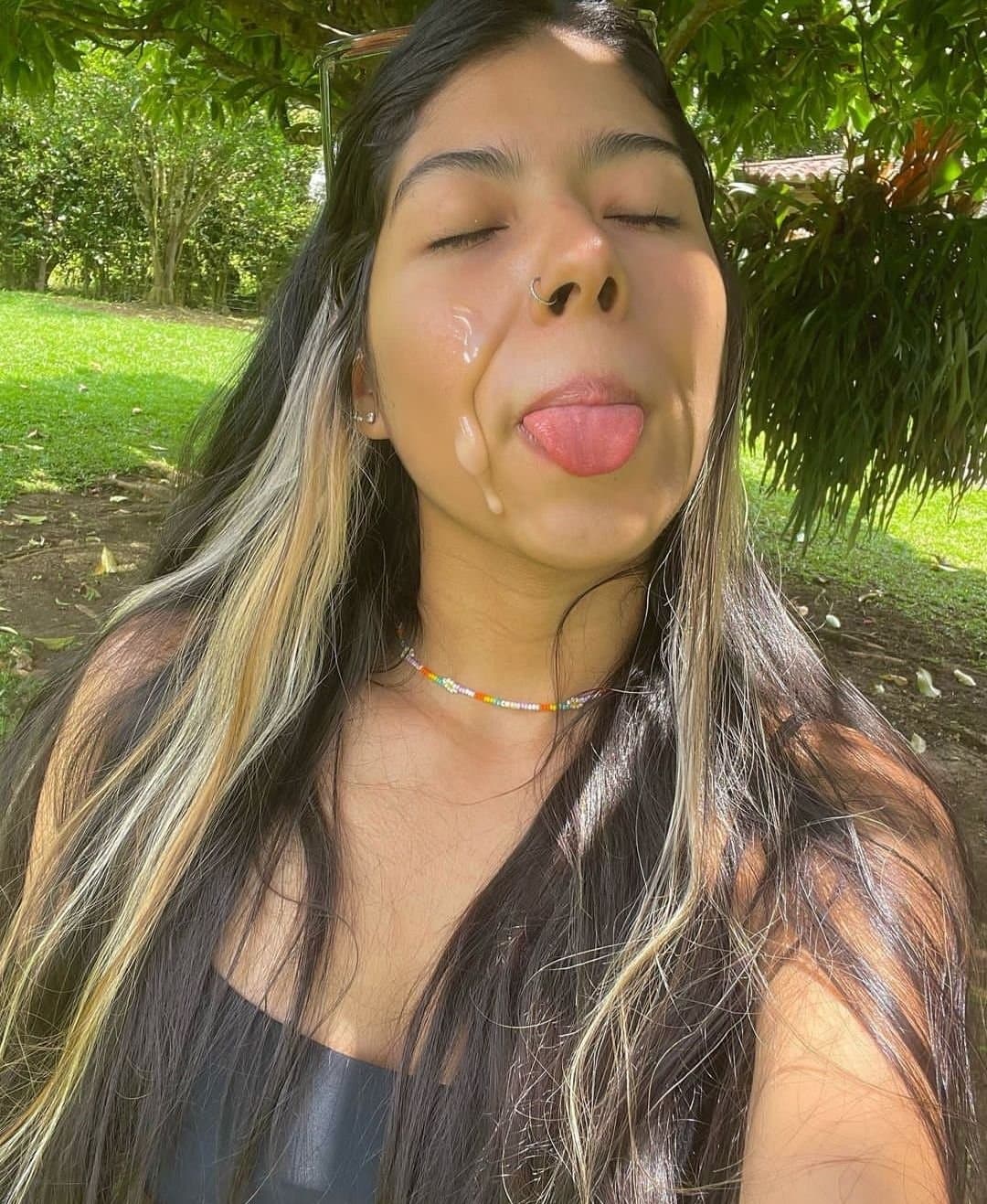 accidentally cummed all over petite asian Sarah Grove XXX pt..3