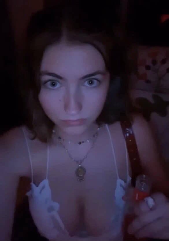 My sister’s got pretty green eyes and big fat tits