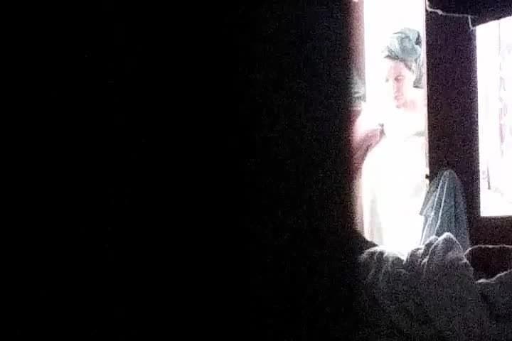 Fat Mom naked drying after shower