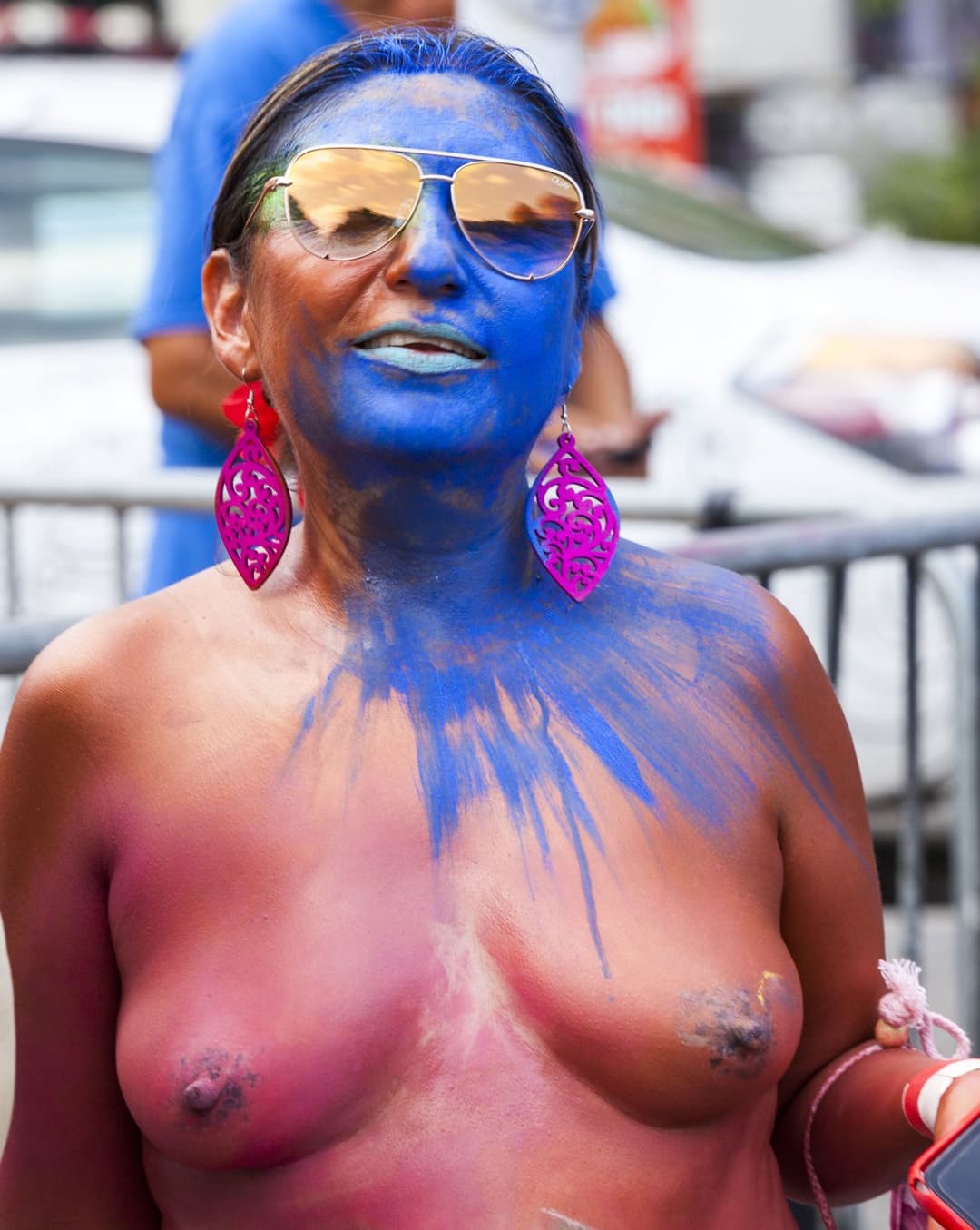 Body painting day in NYC