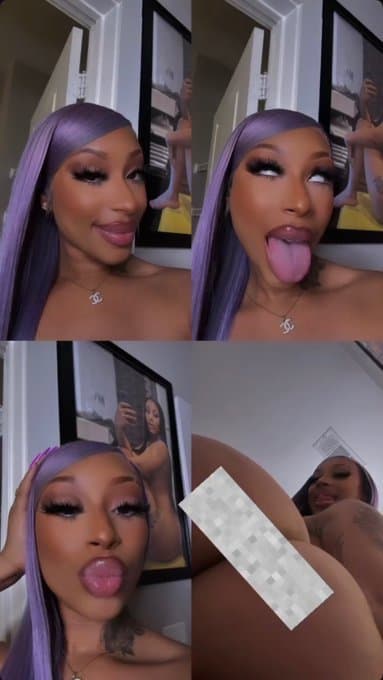West Orlando Florida ebony freaky thot & influencer lightskinkeishh nudes and pussy play leaked