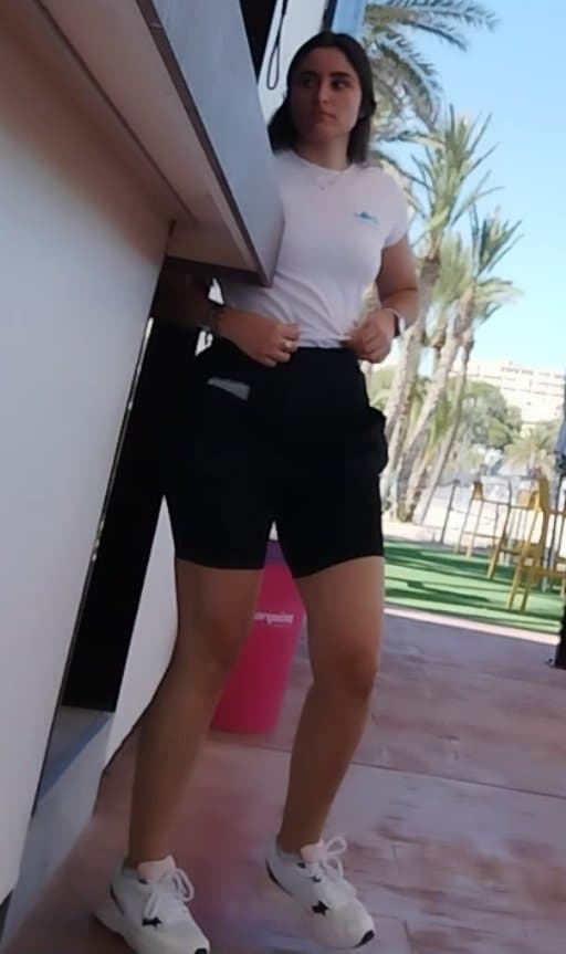 Candid Coworker Teen With Good Ass