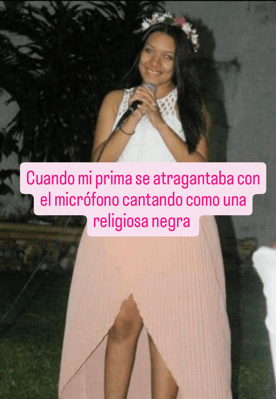 yo no doy más… esta es Katherine, mi prima afro, la culona que me tiene loco desde pelao. Esa negra