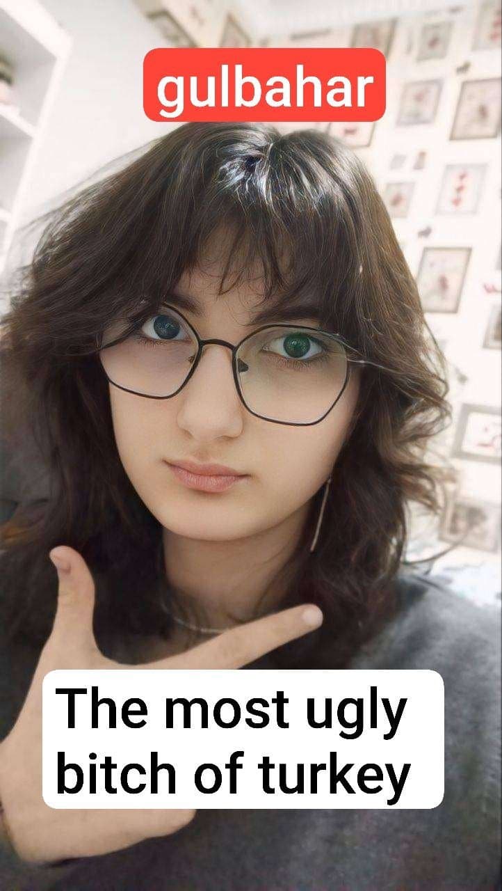 gulbahar. An ugly slut of turkey