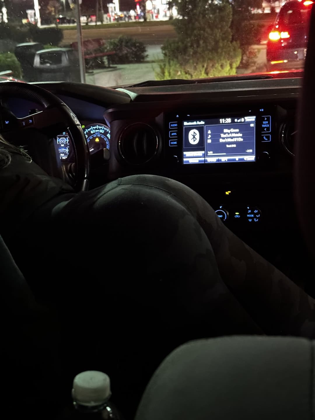 Blonde pawg bending over in spandex