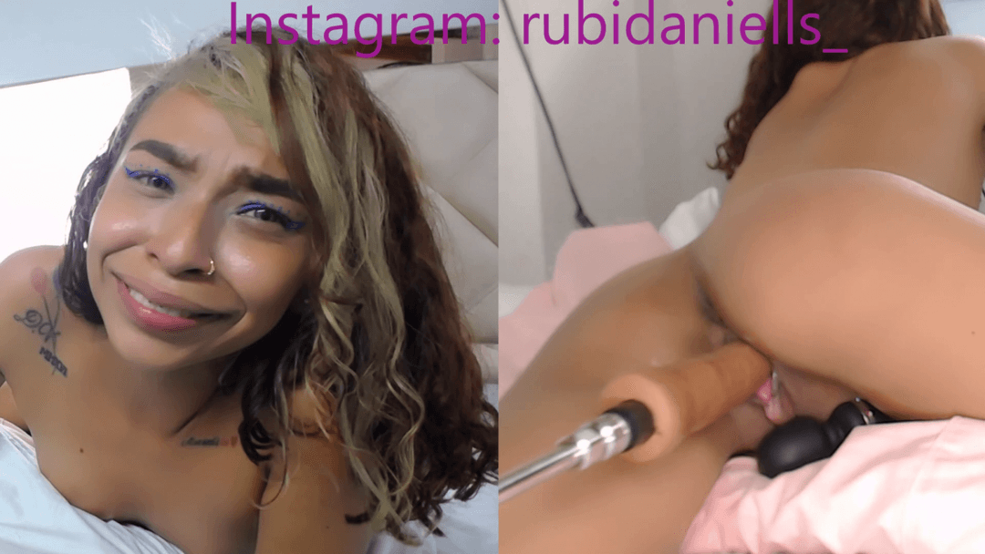 Rubi Smiles Through Her Hard Machine Fuck Squirt