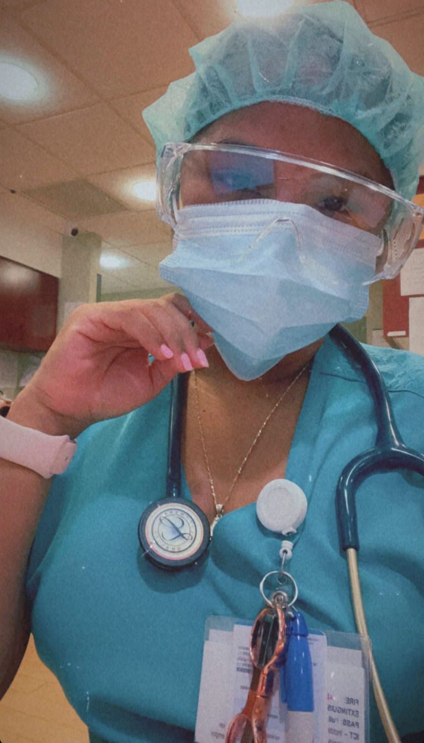 Indian nurse Christie from Staten Island love to be seen
