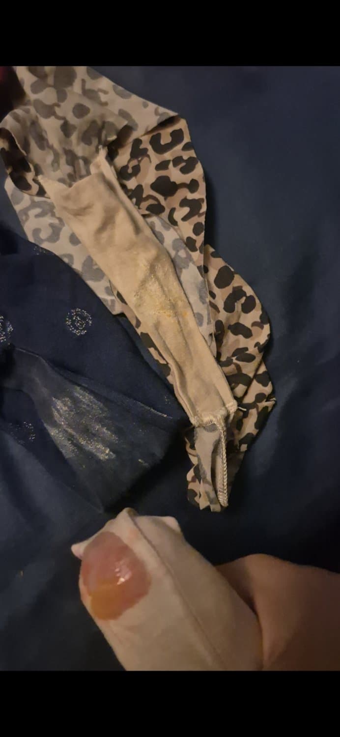 Gay slut is addicted to dirty panties and sucking dick