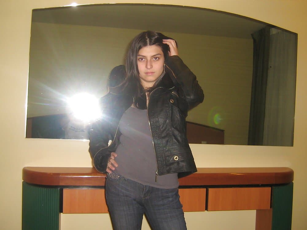 Beautiful Hairy indian babe with pink nipples