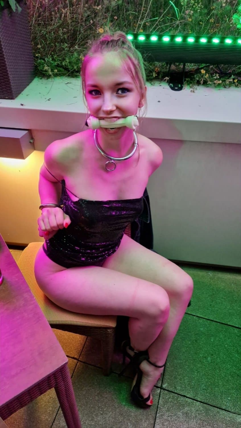 Real Public Bimbo Hotwife Abused and Humiliated