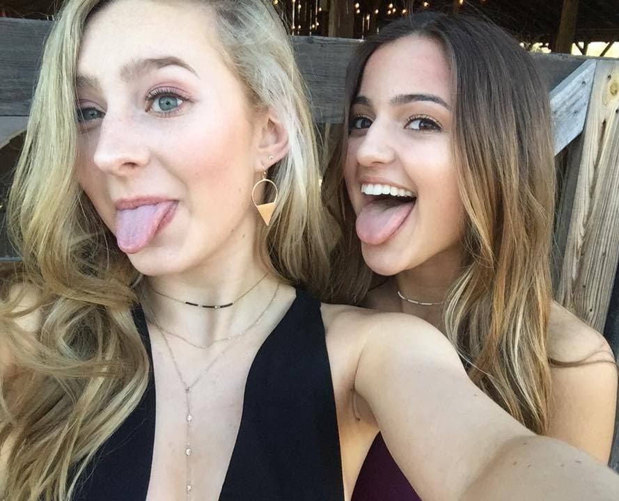 [non-nude] Barely legal blonde-brunette duo Kate and Avery