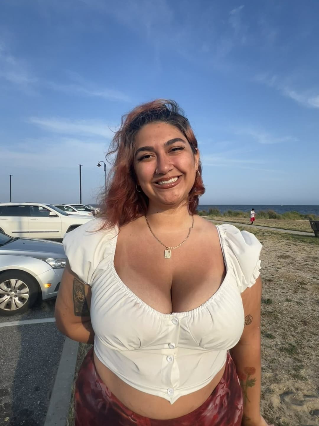 Dyed Hair Latina Slut ?