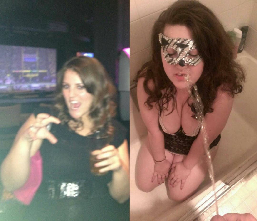 Chubby Slut Brittany loves cum and golden showers