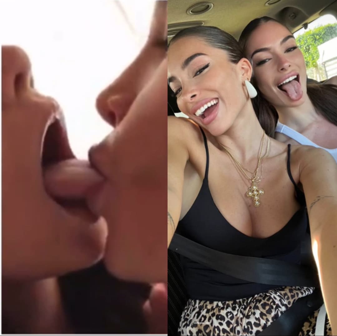 Edging material lesbian sisters sloppy kiss