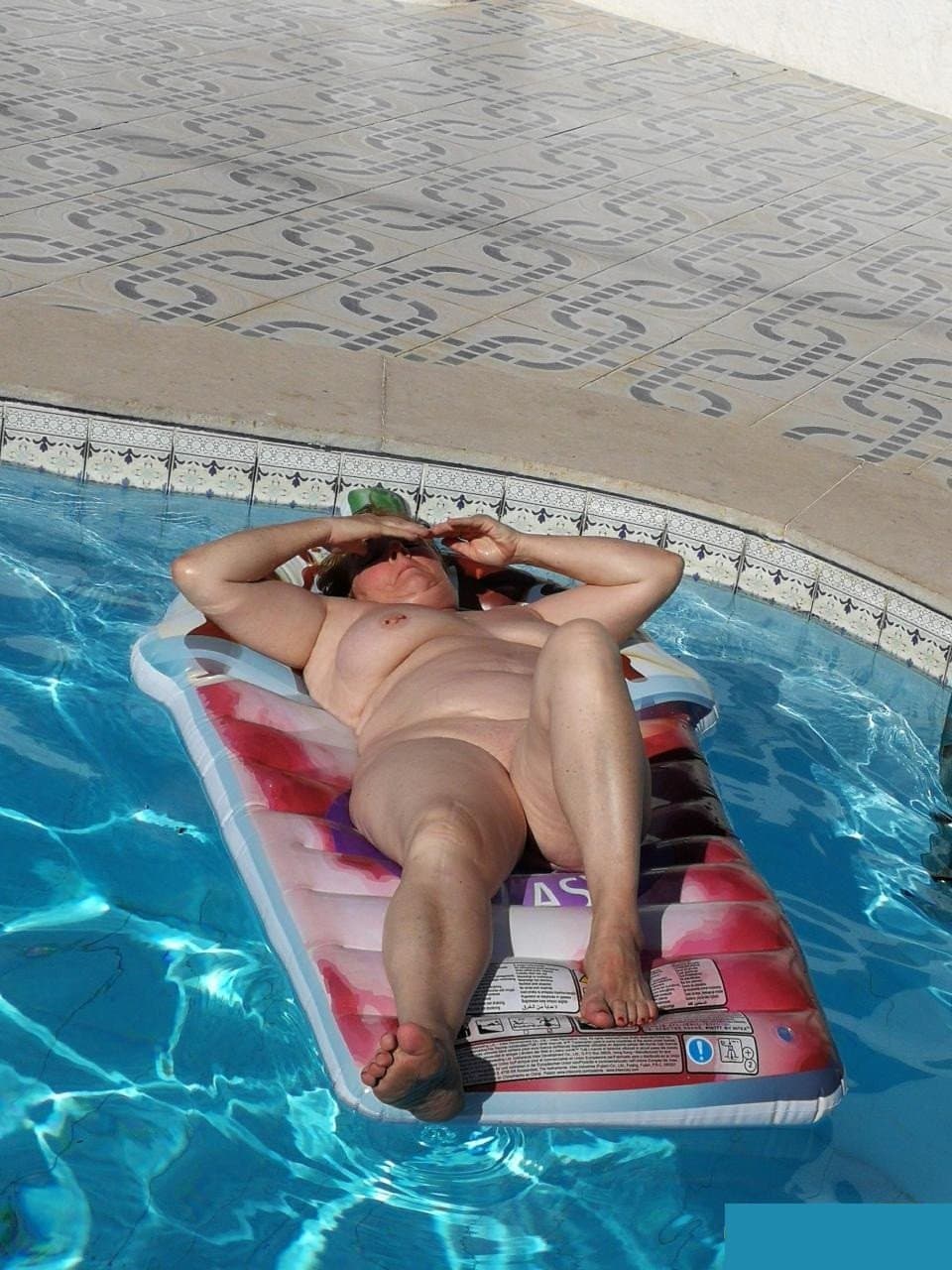 Click to view full size Gilf Blonde Naked Outdoor