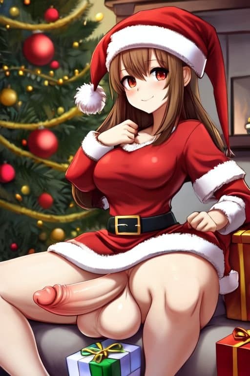 Holiday Futanari | My gift from me to you is two albums of AI porn! Happy Holidays!