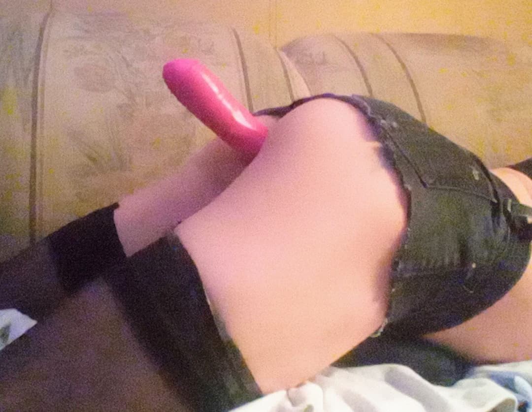 Broken Sissy Femboy Fucking ass with dildo deep.