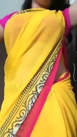 Sexy Desi Strip Tits