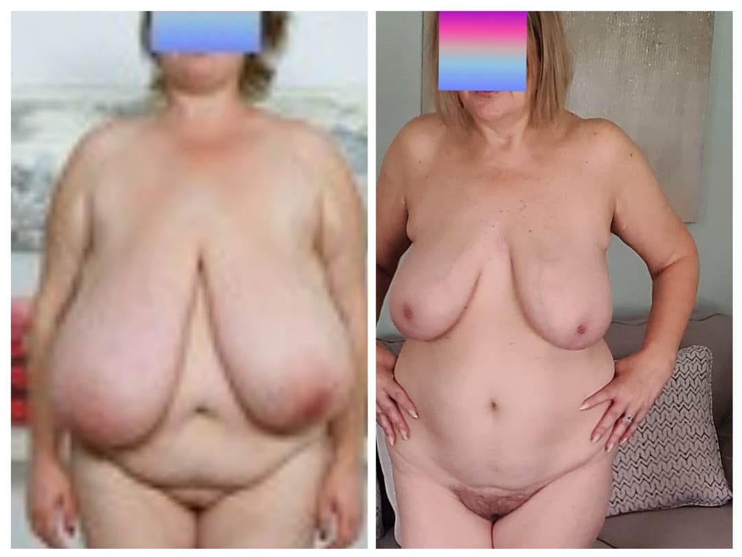 COLLAGE#4 me side by side with some of the BIGGEST BOOBS on erome