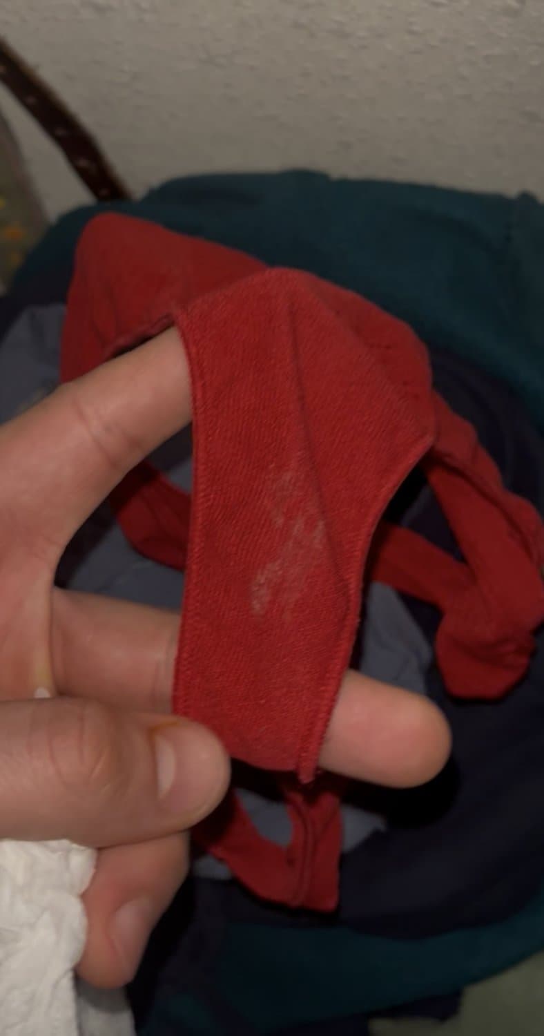 Sister sunbathing & her creamy dirty panties