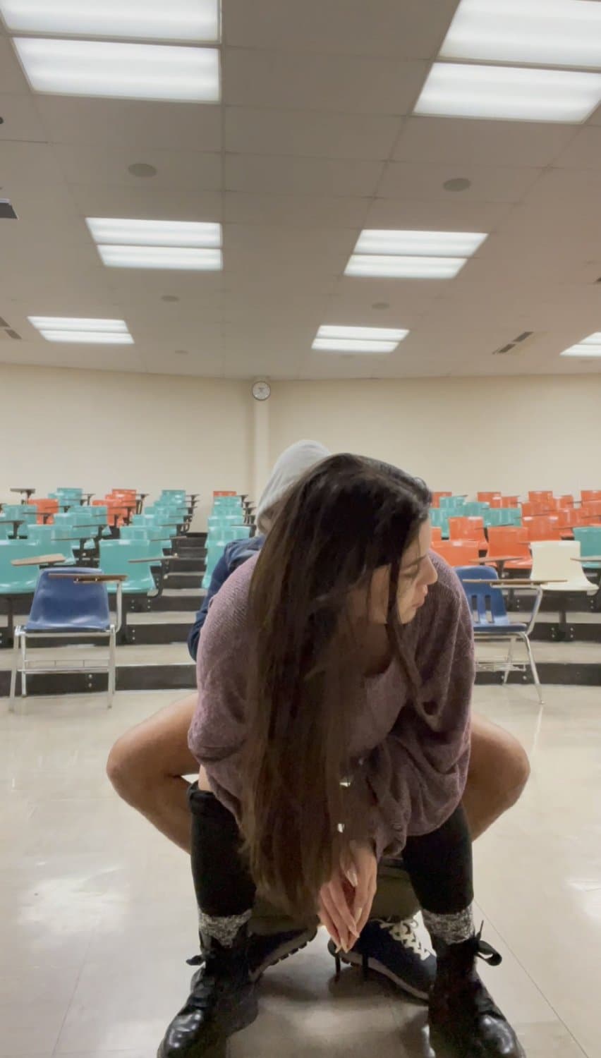 Caught having sex in class