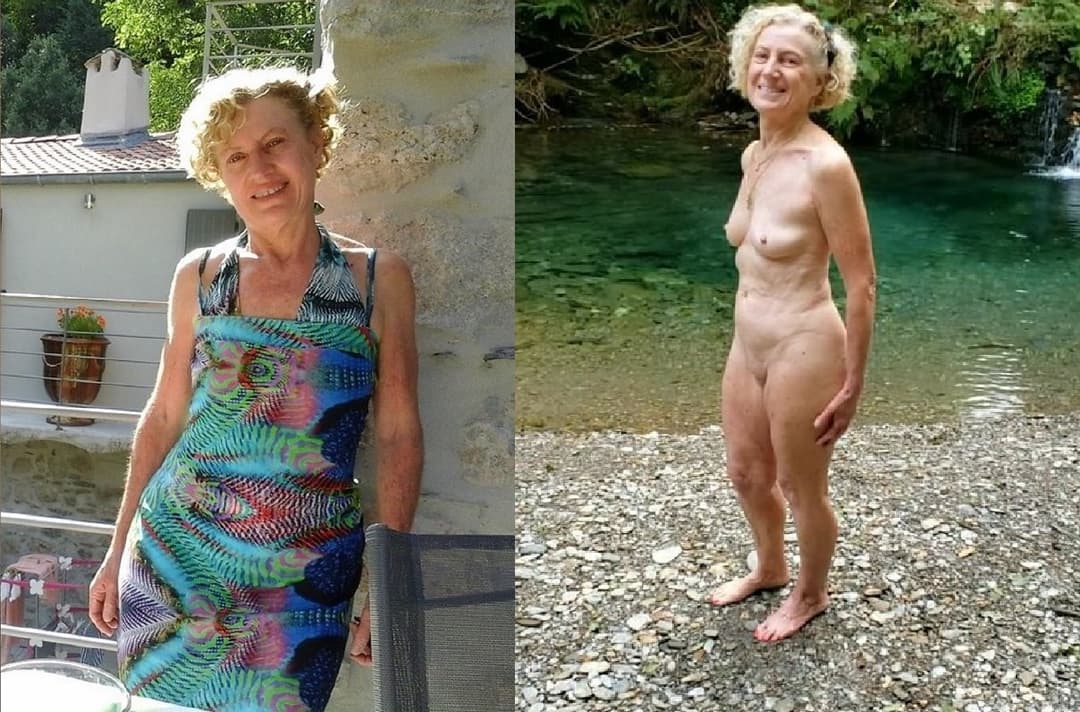 Nurse Solange dressed indoor undressed ooutdoor (2)