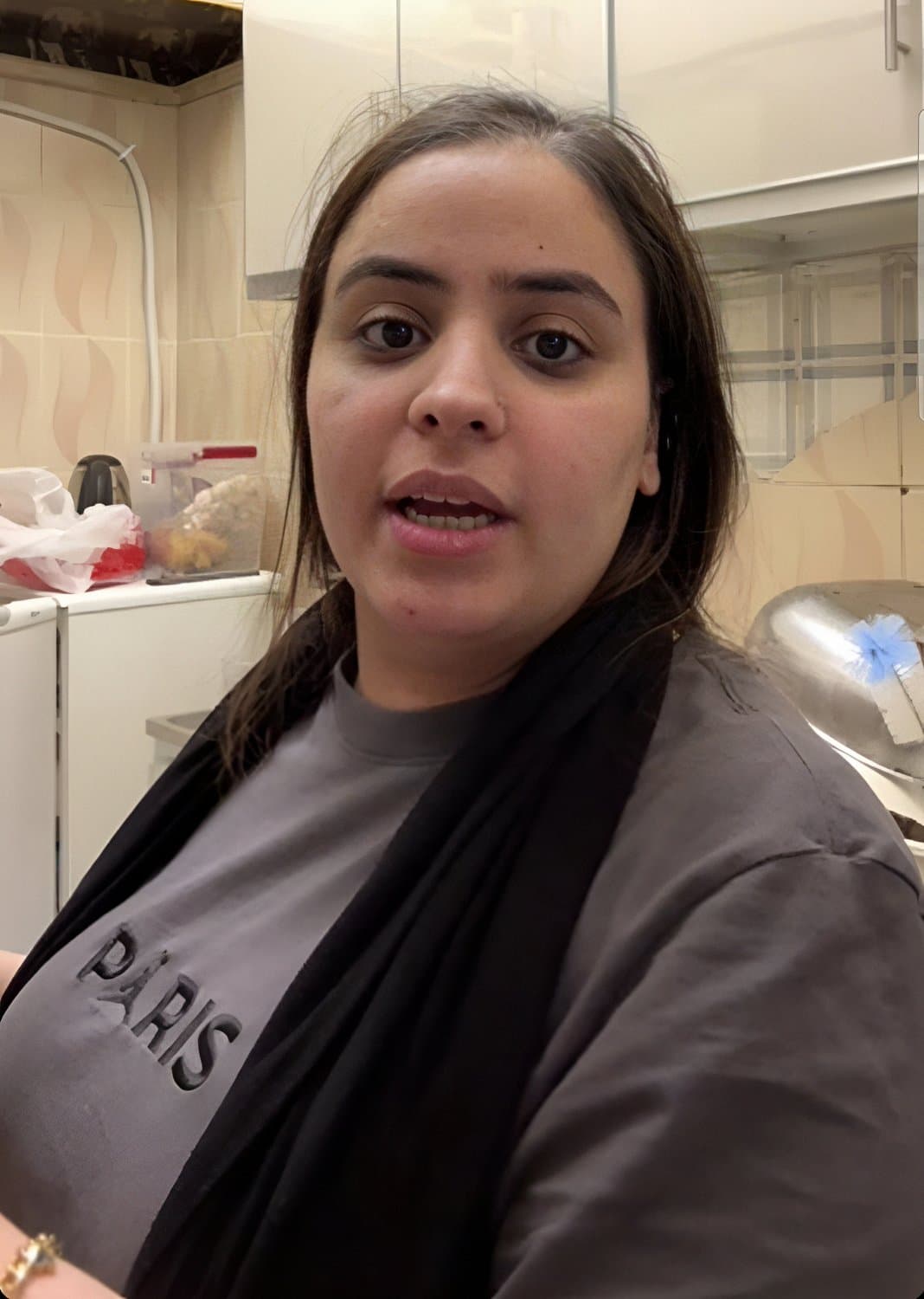 Brown hot slut needs cum on her tongue and preg belly ❤️