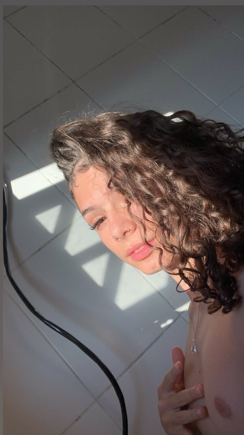 Curly latina shemale with big cock and perfect ass 2