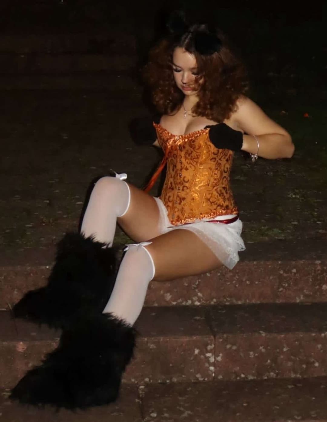 busty slut, payton gibbi, needs cum all over her tits