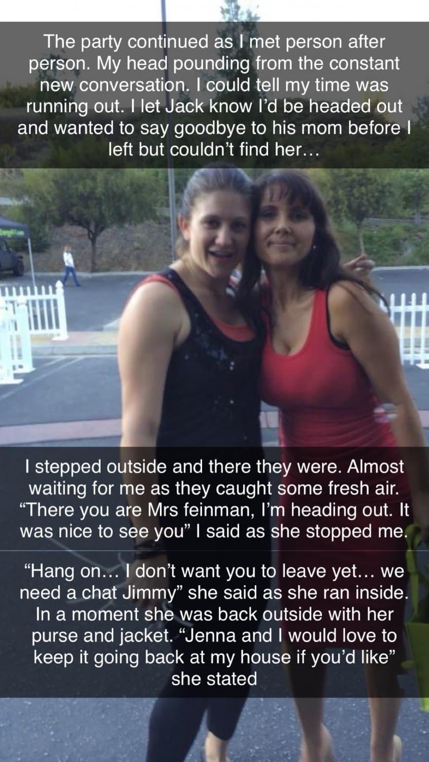 Best friends mom threesome caption story