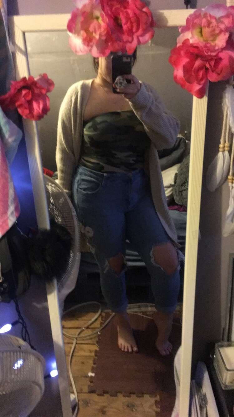 Day 27. Fat ex with clothes on & fat ex definitely with no clothes on