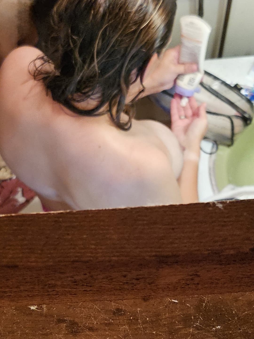 Milf Cousin Spied After Shower 01