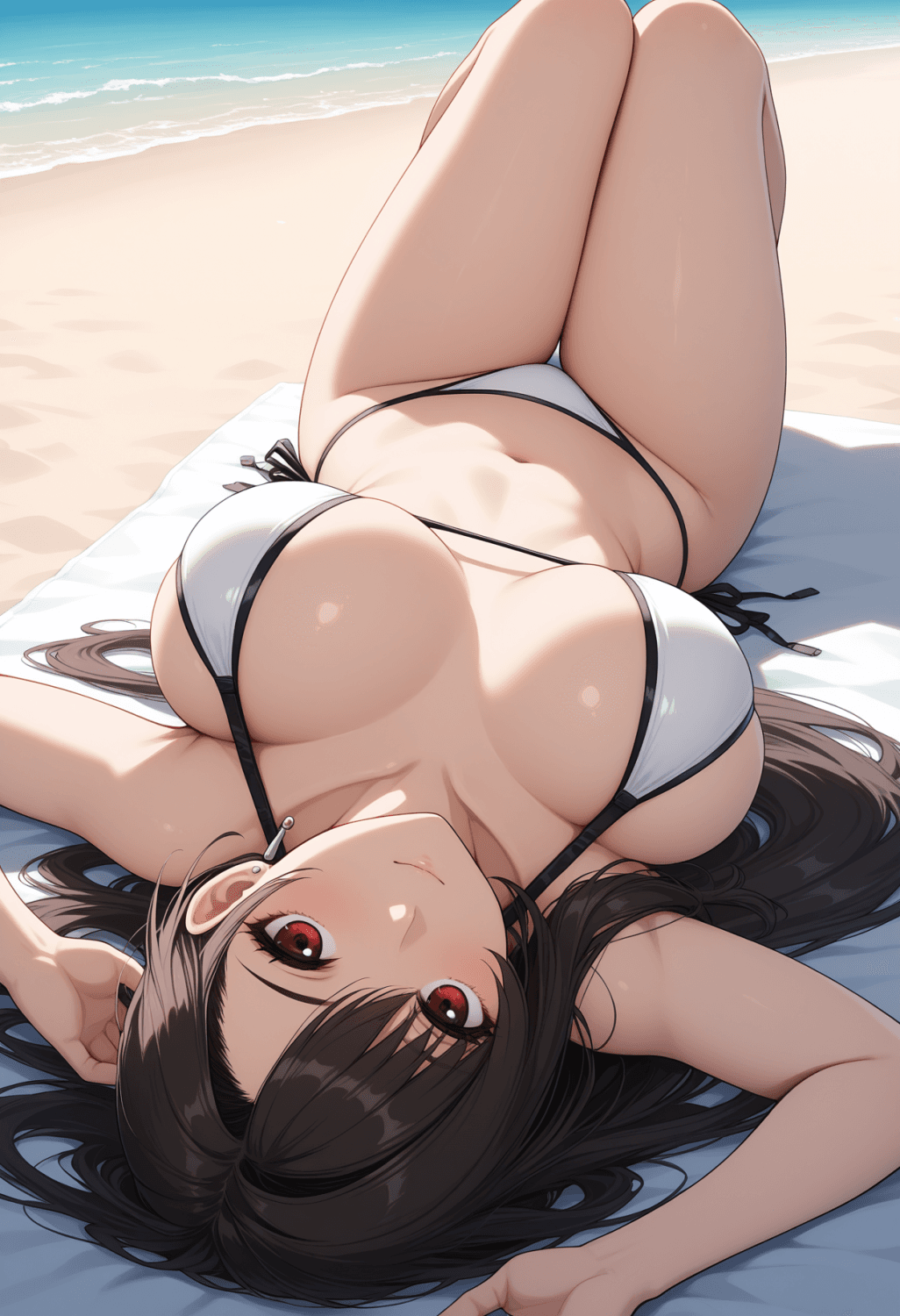 Final Fantasy 7 - Tifa Lockhart - Black & White Bikini