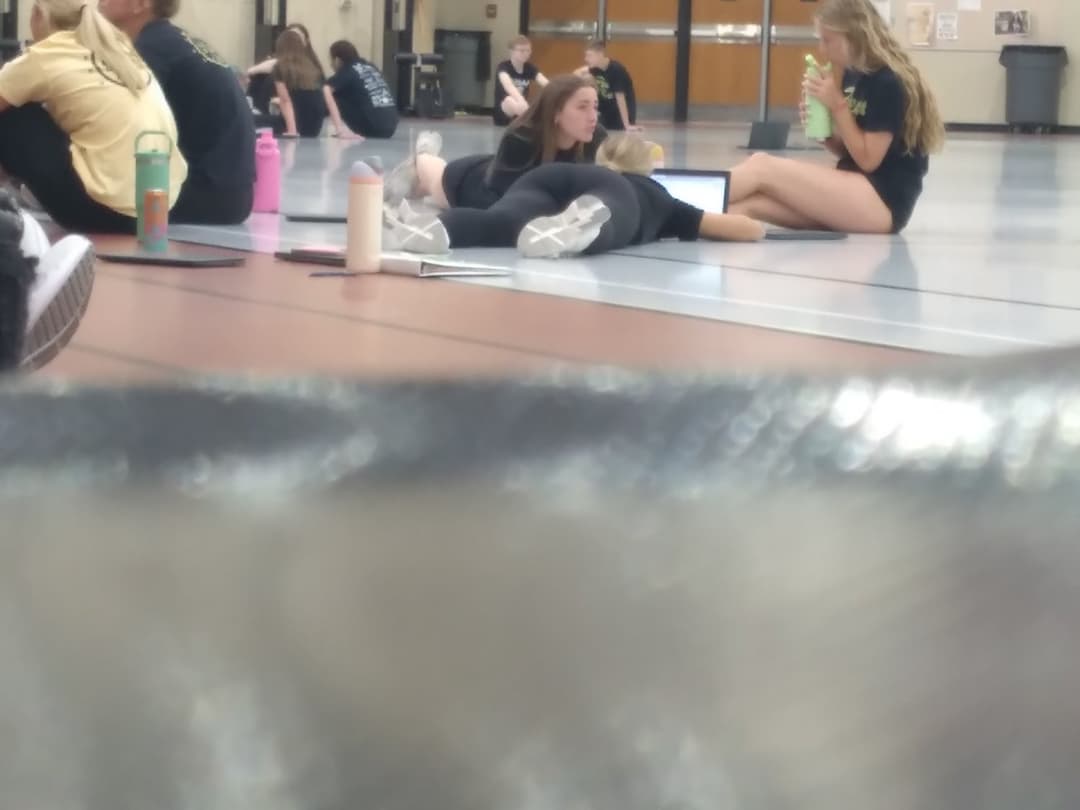 18 yr old Phoebe caught me taking creepshots of her cute ass