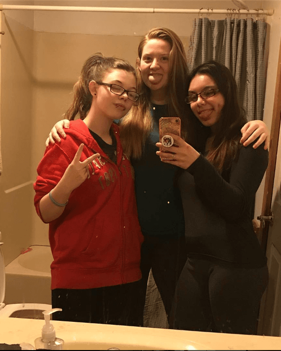 Former Classmates Sister and Her Friend