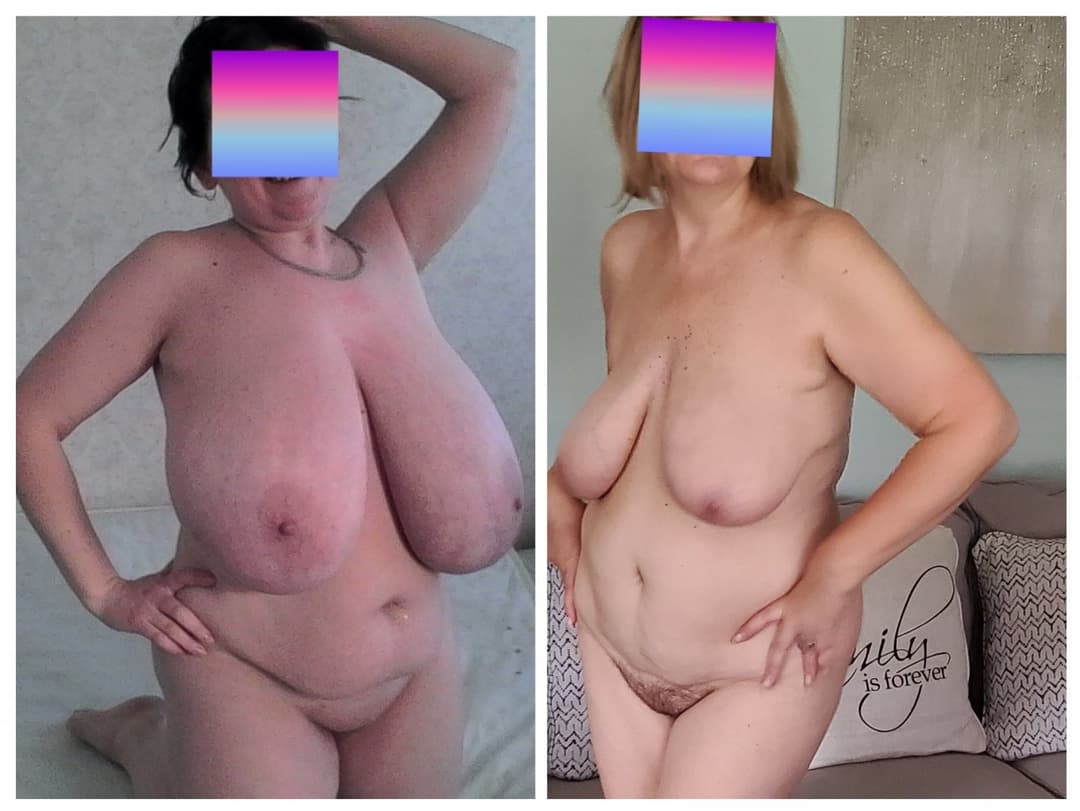 Click to view full size COLLAGE#7 side by side with some of the BIGGEST BOOBS on erome