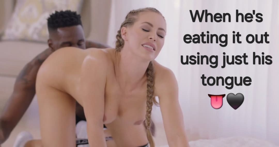 Interracial cunilingus