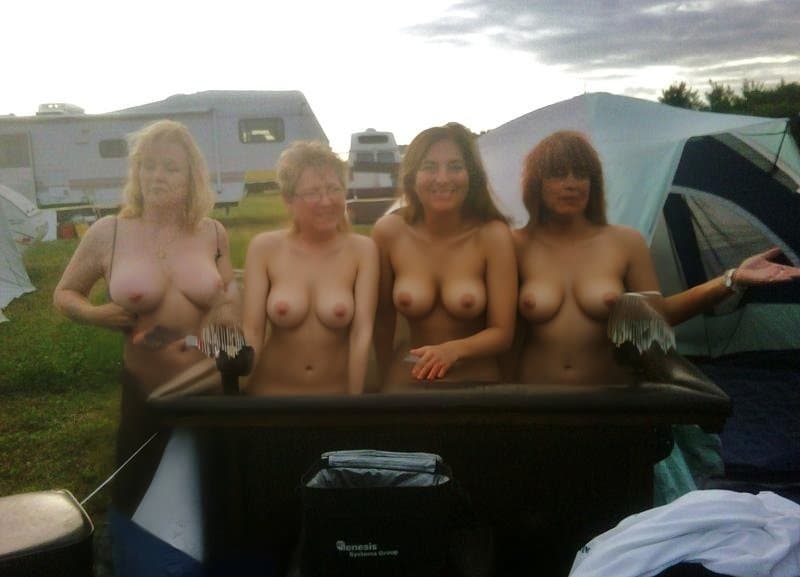 Women in there 40s, 50s and 60s naked.