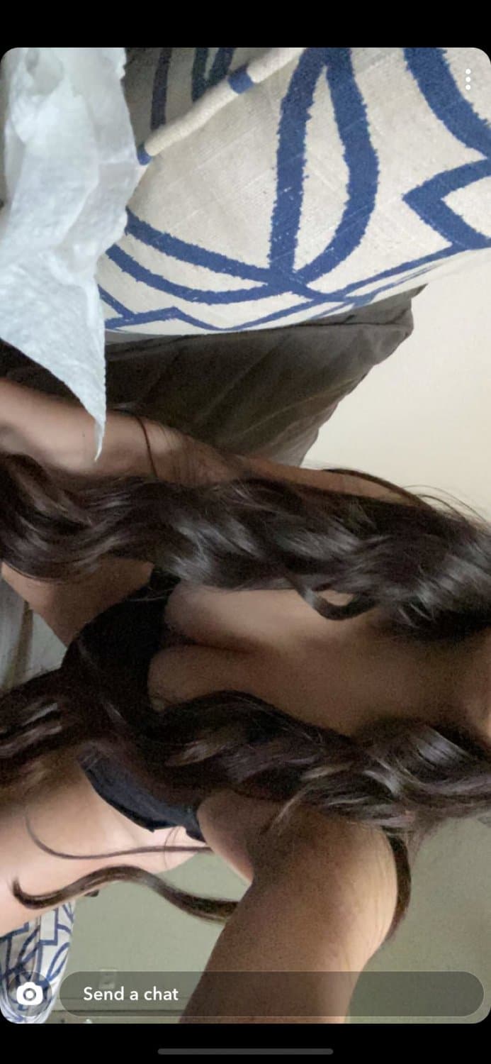 Latina teen cutie forgot to logout Snapchat on campus computer