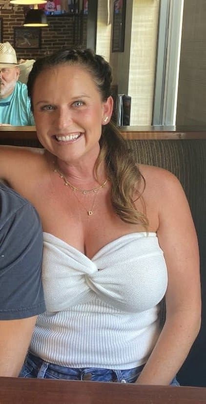 Cute wife drunkenly changes out of her pink tank top so her big tits can be seen on camera forever