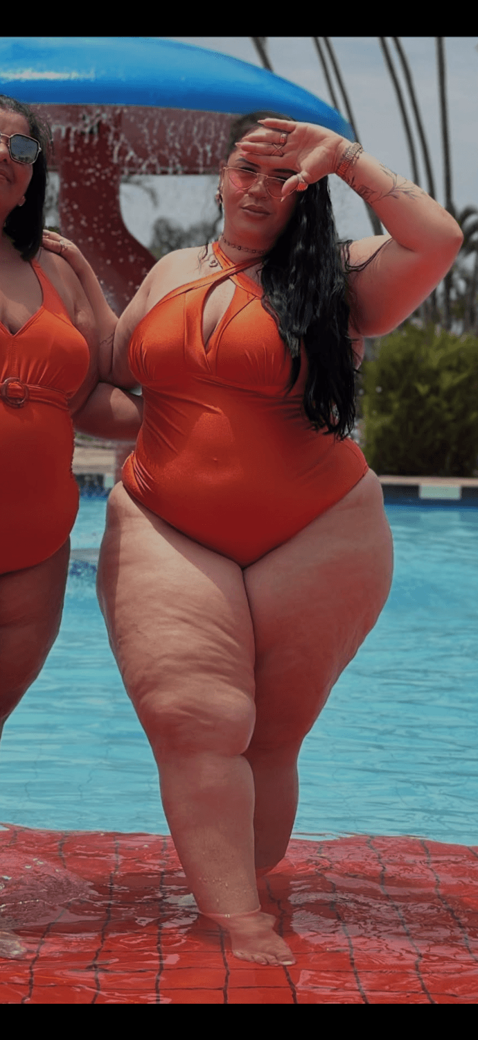 BBW Brazilian Model … Sassa Guedes. Cellulite & Phatness Galore
