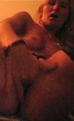 Horny girlfriend blonde mastrubate with dildo