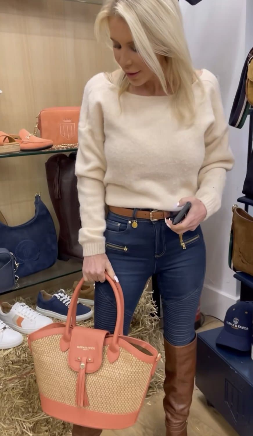 Rachel Lugo - Brown Knee High Leather Boots