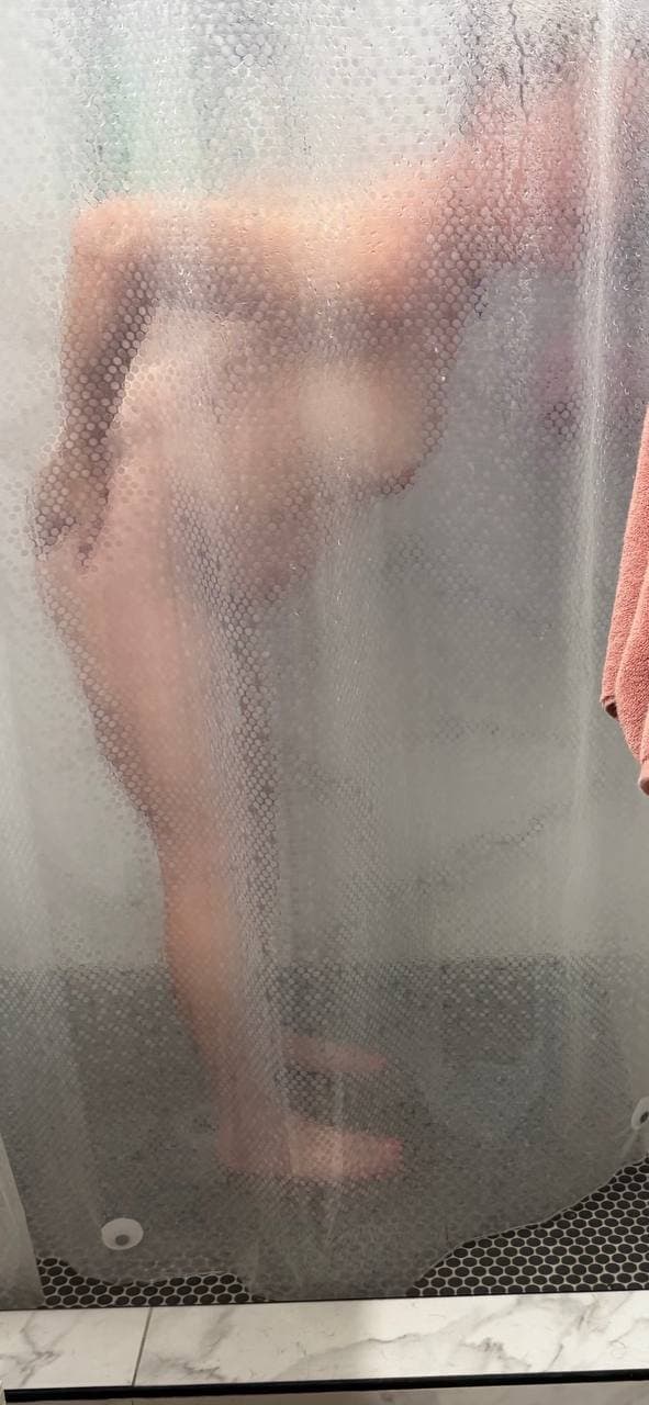 Check out the new shower vs the old shower!