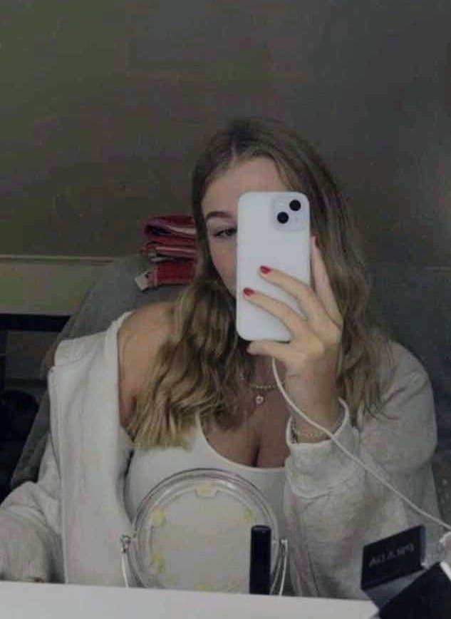 Blonde hair blue eyed curvy IRL Csenge likes to pose and show off her slutty full figured body