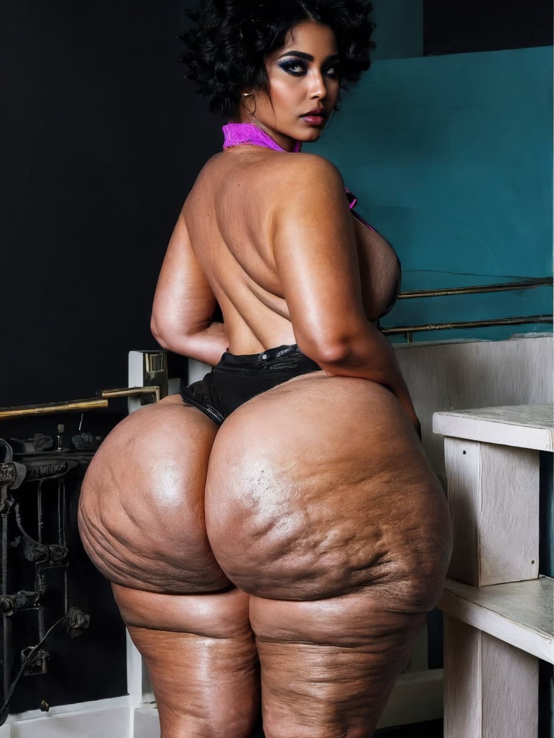 Huge ass cellulite