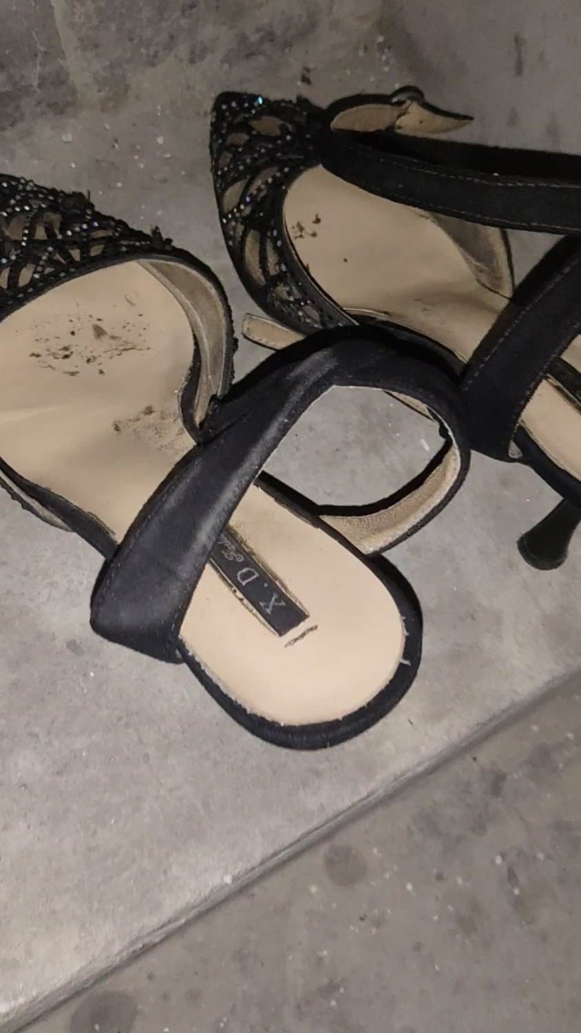 Cock & cum into asian shoes