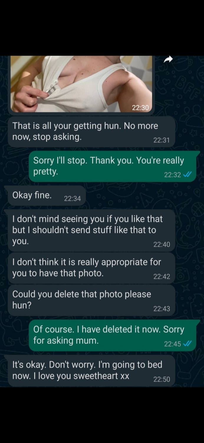 Sexting my Mom PART 4 - with hot pics ?